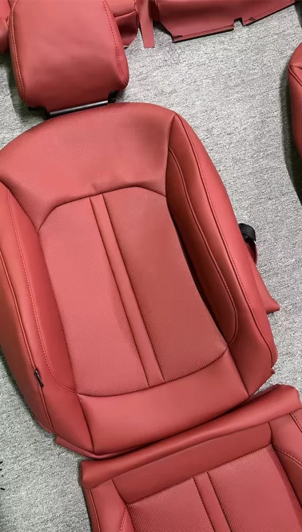 Fit Car Seat Covers Cushions Narrow Style Easy Install Design Velvet Warming Antibacterial Nappa Leather for audi - Image 3