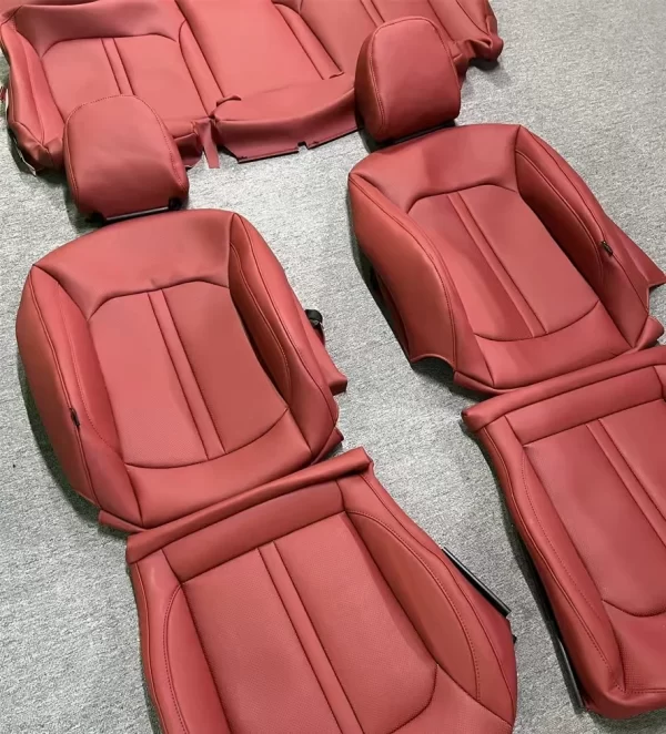Fit Car Seat Covers Cushions Narrow Style Easy Install Design Velvet Warming Antibacterial Nappa Leather for audi - Image 5