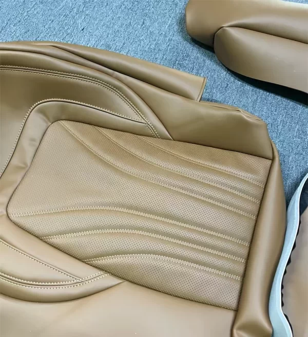 Factory Wholesale Custom High-end Luxury Napa Leather Seat Covers for Masarati Seat Covers - Image 4