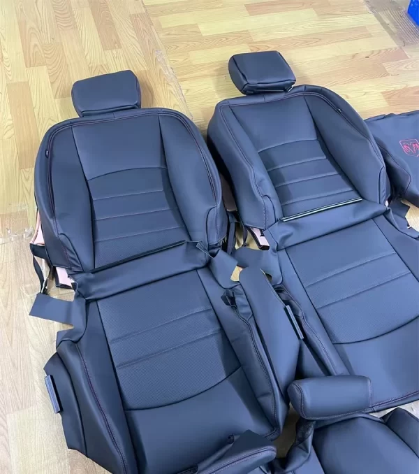 YLA Custom Fit Car Accessories Seat Covers 5 Seats 3 Seaters Leather for Dodge RAM 1500 RAM 2500 3500 1500 Classic - Image 4