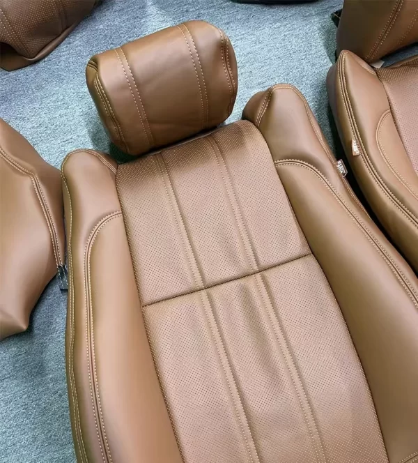 High Quality Custom Size Car Seat Covers for Range Rover  Luxury NAPPA Texture Leather Seat Cover - Image 2
