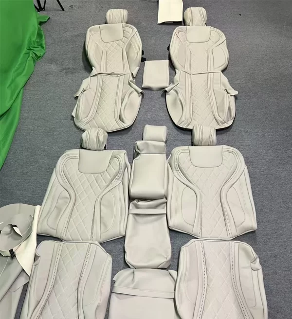 Factory Luxury Original Car Seat Cover Diamond Stitching Custom Fit Leather Car Seat for Benz G Class G500 W463 W464 G63 G65