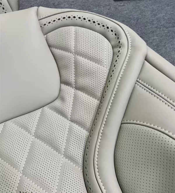 Factory Luxury Original Car Seat Cover Diamond Stitching Custom Fit Leather Car Seat for Benz G Class G500 W463 W464 G63 G65 - Image 4