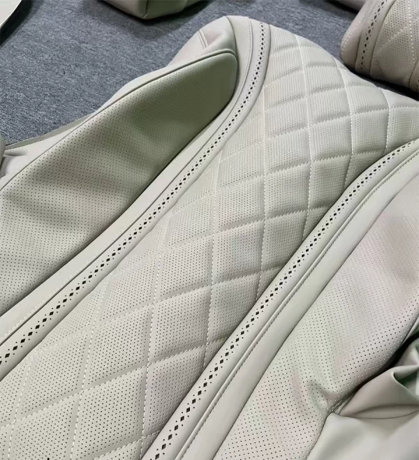 Factory Luxury Original Car Seat Cover Diamond Stitching Custom Fit Leather Car Seat for Benz G Class G500 W463 W464 G63 G65 - Image 6