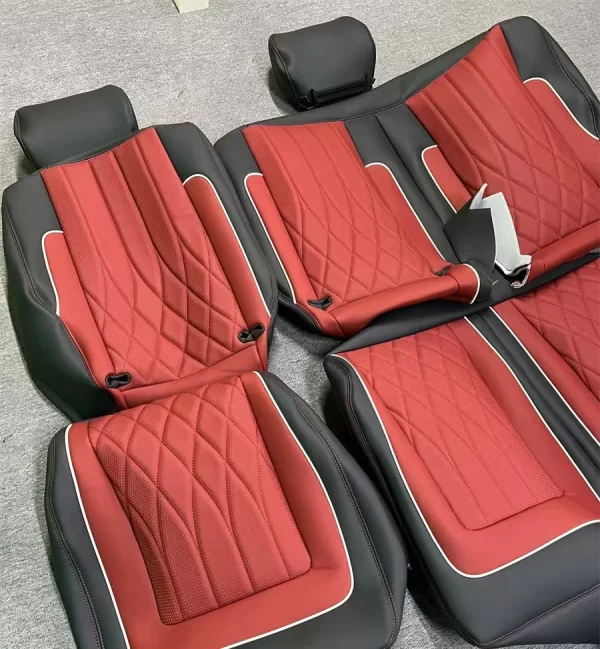 New Design Luxury Full Leather Waterproof Custom Car Seat Covers for Mercedes-Benz A-Class - Image 3