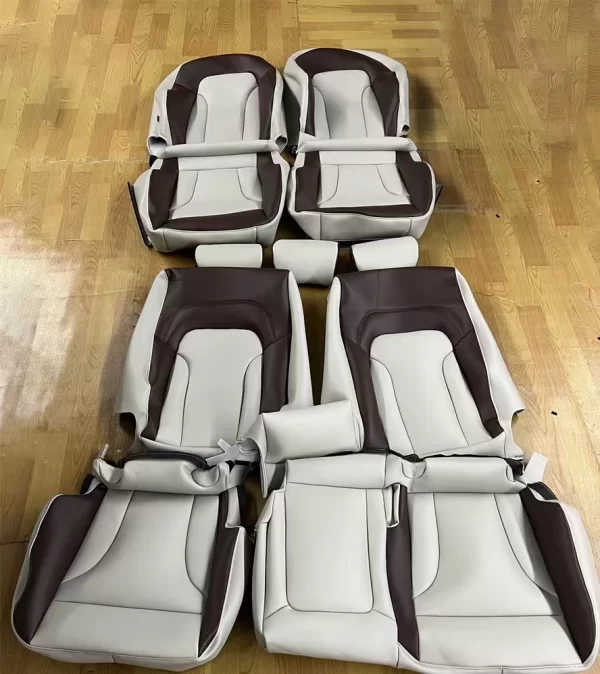 Car Luxury Sport Racing Seat Custom Carbon Fiber Panel Leather Cover Bucket Upgrade RS Seats for Audi A3 A4 A5 A6 A7 Q3 Q5