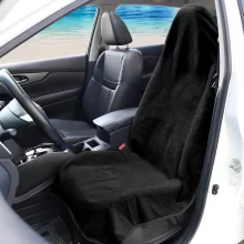 2024 New Small Diamond Fixed Wear-resistant Leather All-season Universal Car Cushion Car’s Ventilated Comfortable Seat Cover