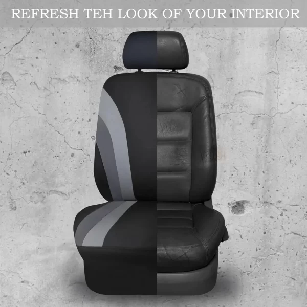 Breathable Luxury Custom Car Seat Covers Wholesale Full Set Leather Seat Cover Car Universal - Image 5