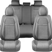 Wholesale Custom Breathable Waterproof Car Universal Full Set of Luxury Leather Car Seat Covers