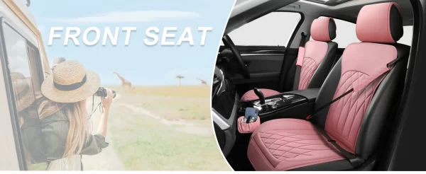 Universal Pickup Truck Seat Covers Auto Accessories Interior Cover Seat Car Waterproof Breathable Quality Leather Sports - Image 4