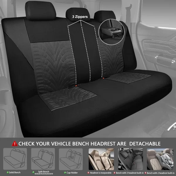 Car Seat Covers Leather Full Set Coverage Seats Cover Cushion Protector Auto Interior Accessories Universal Fit for Cars 5 Seats - Image 5