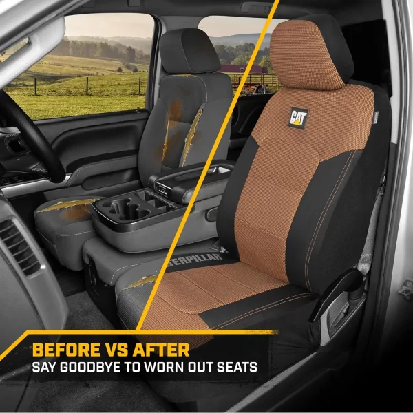 Automotive Front and Rear Seat Covers Full Set Universal Custom Color Seat Cover for Car - Image 3