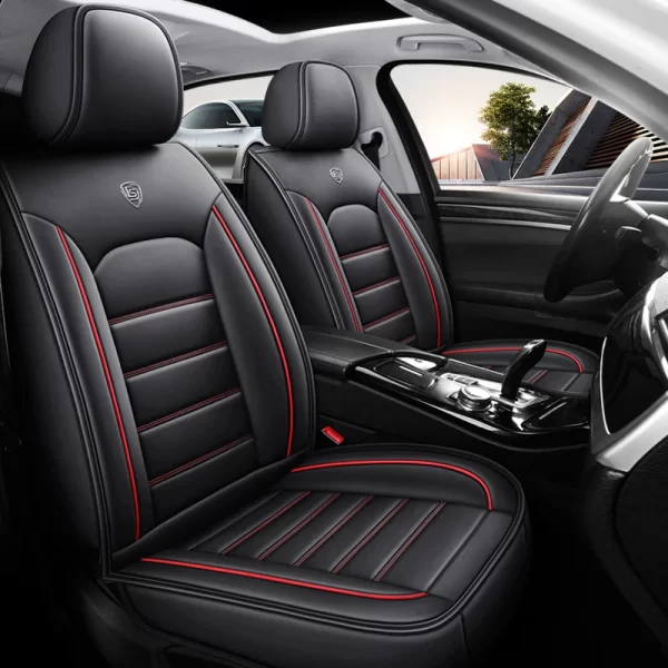 Luxury Full Set Protector Car Seat Covers Universal Set Cushions for Home Decor - Image 2