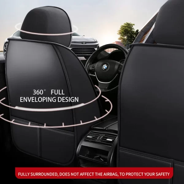 Luxury Full Set Protector Car Seat Covers Universal Set Cushions for Home Decor - Image 3