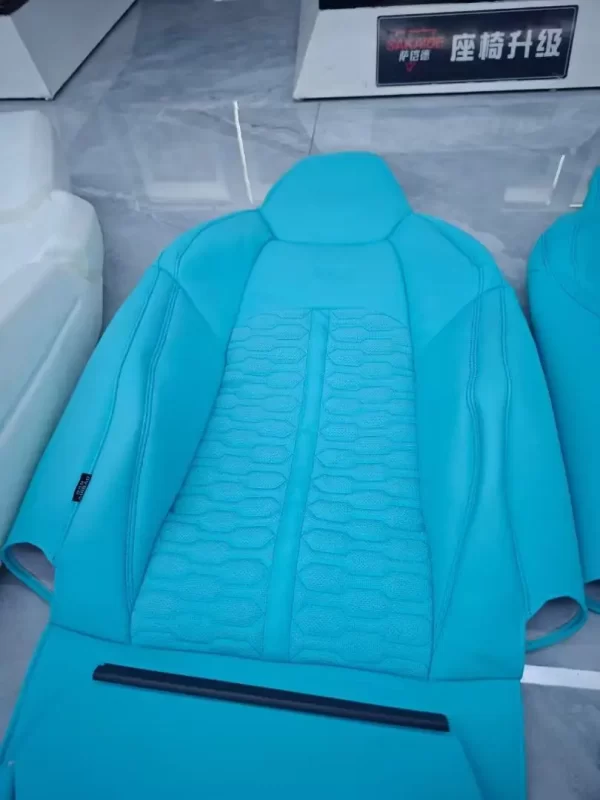 YLA Car Interior Accessories Customized A7 C8 Upgrade RS7 Blue Front Seat Sponge Upgrade Kit for AUDI - Image 4