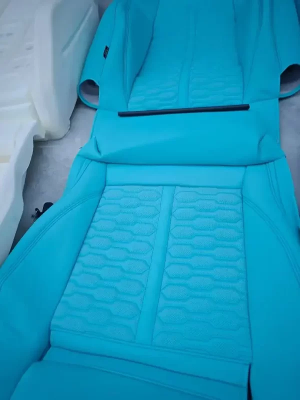 YLA Car Interior Accessories Customized A7 C8 Upgrade RS7 Blue Front Seat Sponge Upgrade Kit for AUDI - Image 5