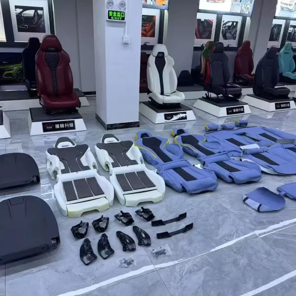 YLA F30 F80 F10 M3 M5 X1 X3 X5 X6 Upgraded Custom Leather Cover and Sponge Seat Sports Racing Bucket Seat