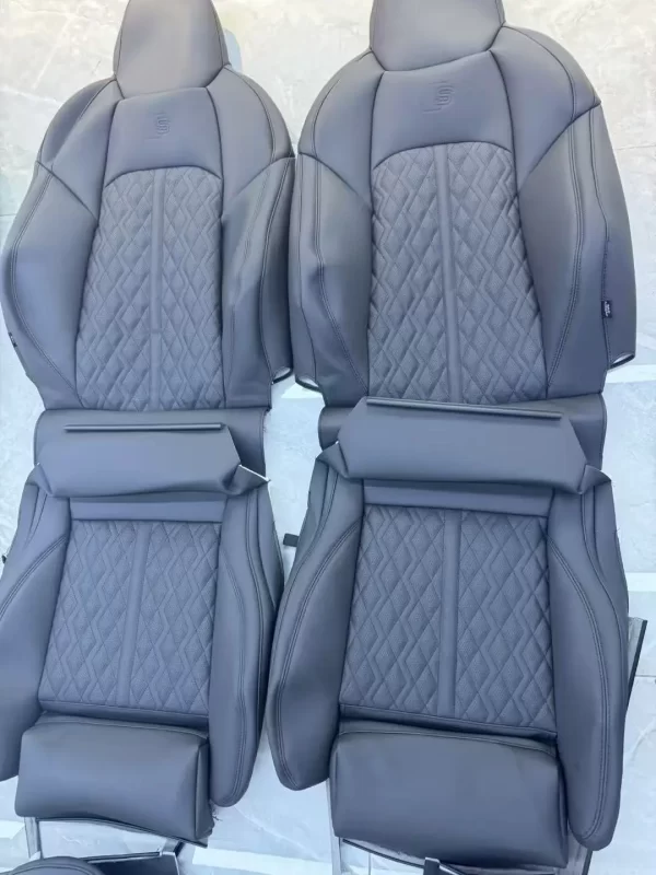 YLA Hot Selling Luxury Leather Car Seat Cushion Full Set Four Season Universal Car Seat Cover for bmw X1 X2 X3 X4 X5 M5 - Image 6