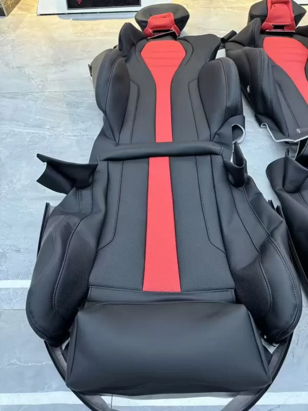 YLA Car Interior Accessories M3 Front Seat Upgrade M5 Series Custom Seat Cover for bmw X3 X5 X6 M3 M5 Series Upgrade M - Image 4