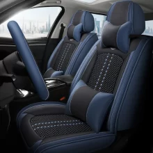 Hot Selling Luxury Leather Full Set Sports Car Seat Covers Waterproof and Universal Cushions Price Compatible