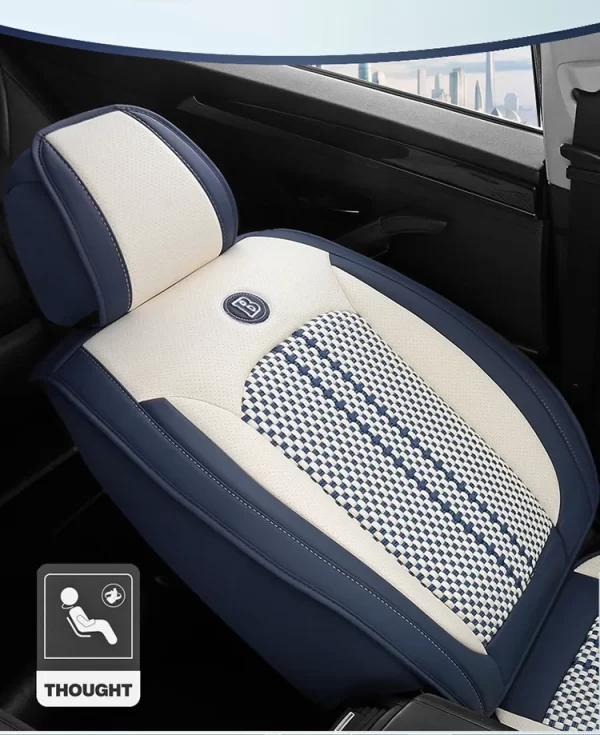 Hot Selling Luxury Leather Full Set Sports Car Seat Covers Waterproof and Universal Cushions Price Compatible - Image 3