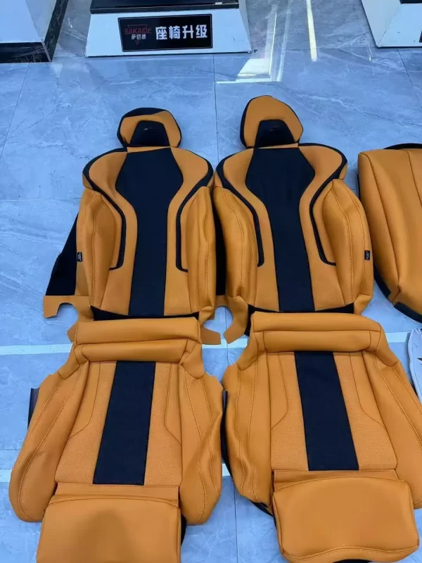 YLA Car Interior Accessory Seat Upgrade M3 Sports Seat Kit Suitable for BMW 1  2 3 4 Series X3 X4 Modification - Image 4