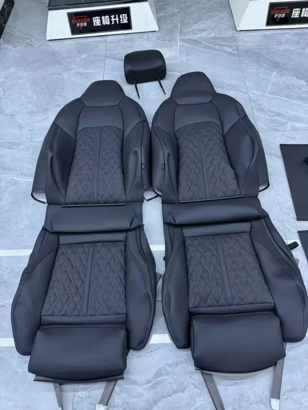 YLA Car Luxury Sport Racing Seat Custom Leather Cover Bucket Upgrade RS Seats for Audi A3 A4 A5 A6 A7 Q3 Q5 - Image 2