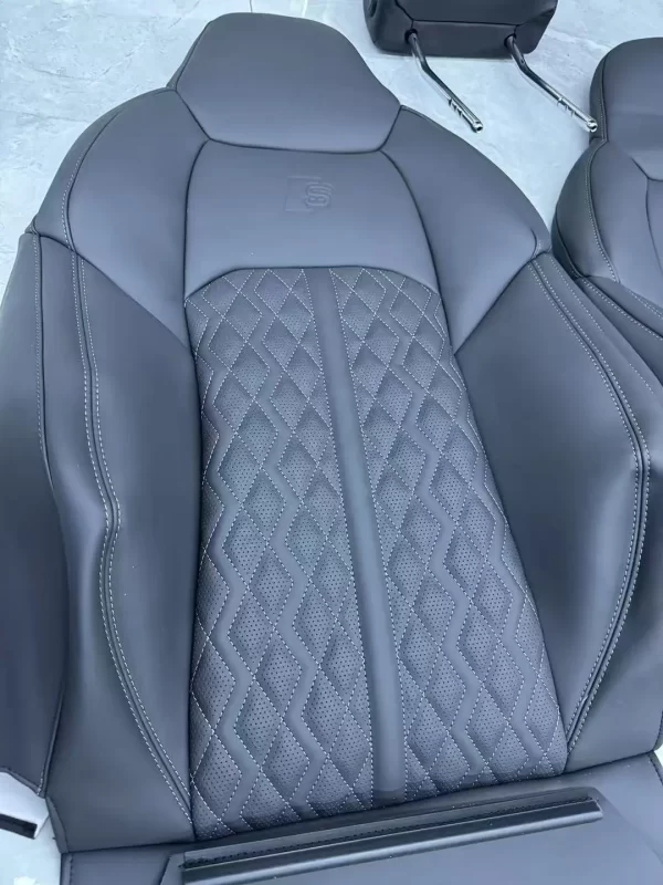 YLA Car Luxury Sport Racing Seat Custom Leather Cover Bucket Upgrade RS Seats for Audi A3 A4 A5 A6 A7 Q3 Q5 - Image 6