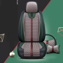 Premium Leather Car Seat Cover Cushion for Front Vehicle Comfort