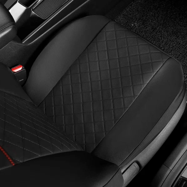 Hot Selling Cool Full-package Luxury Car Seat Cushions Universal PU Leather Seat Covers Black Napa Leather - Image 3