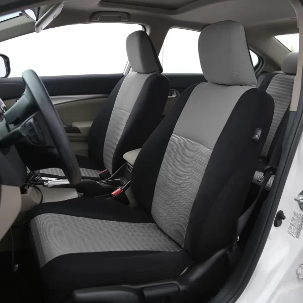 Polyester Car Seat Covers Set Universal Auto Truck SUV Car Styling Interior Front Rear Full Seat Protector Cover - Image 4