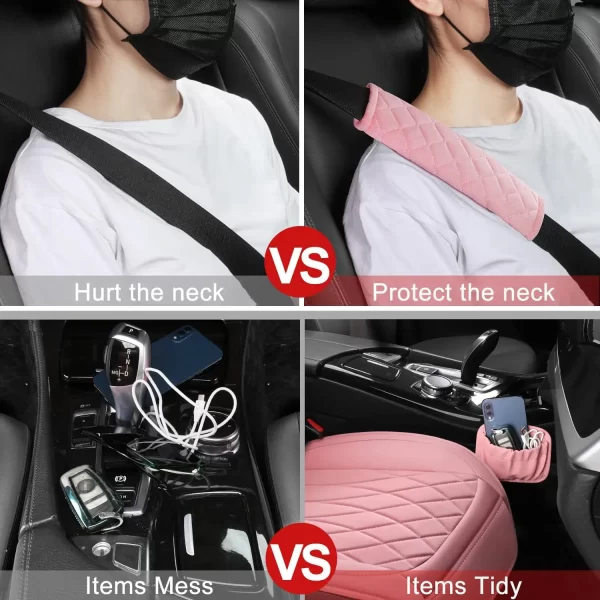 9D Waterproof Universal Car Seat Cushions PU Leather Wear Resistant Luxury Car Seat Covers - Image 6