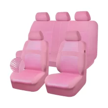 Interior Accessories Custom Flax Universal With Car Seat Cushion Full Set Luxury Breathable Car Seat Covers