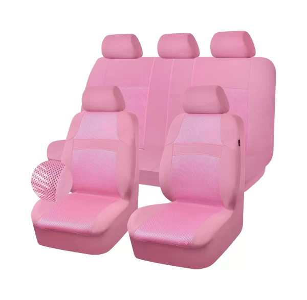 Interior Accessories Custom Flax Universal With Car Seat Cushion Full Set Luxury Breathable Car Seat Covers