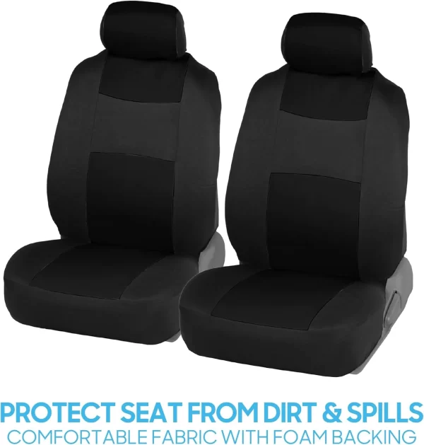 Universal Classic Car Seat Covers Set With 3D Printing, Waterproof and Scratch-Resistant, Fits Most Five-Seater Car - Image 2