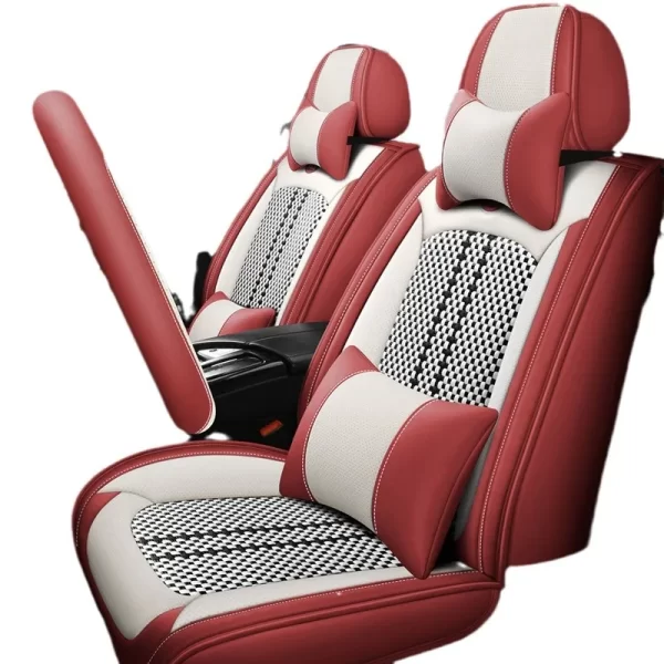 Wholesale Full Set Waterproof PU Leather Custom Car Seat Covers Universal Luxury Car Seat for Cars - Image 2
