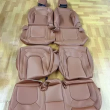 Custom High-end Genuine Nappa Leather Car Seat Covers for Land Rover Defender