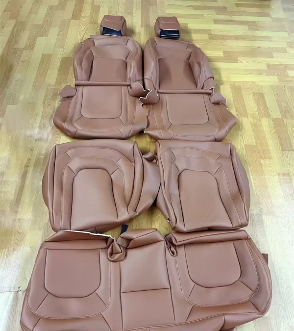 Custom High-end Genuine Nappa Leather Car Seat Covers for Land Rover Defender