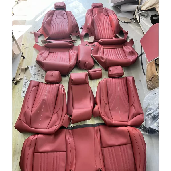 Custom High-end Genuine Nappa Leather Car Seat Covers for Maserati MS14