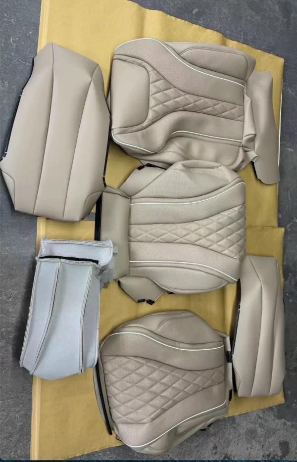 Hot Sale 2023 Hot Sale Leather Original  Car Seat Covers Four Seasons Custom Car Cushion Design Full Five Seats - Image 3