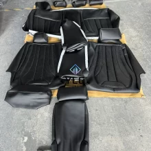 Made for Car Seat Cover for 5 Seats Luxury High Quality Nappa Leather Original Fit for benz