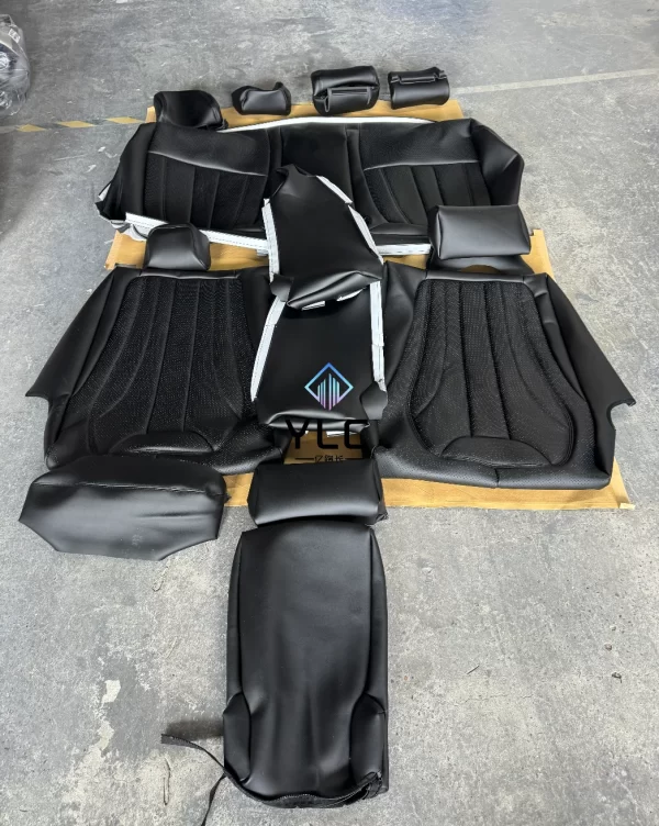 Made for Car Seat Cover for 5 Seats Luxury High Quality Nappa Leather Original Fit for benz