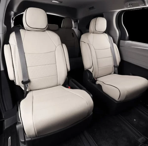 Luxury PVC Leather Car Seat Cover  Fitment Hot Sale for Toyota Avalon Sequoia 4Runner Sienna Prius Cruiser Supra CHR - Image 4