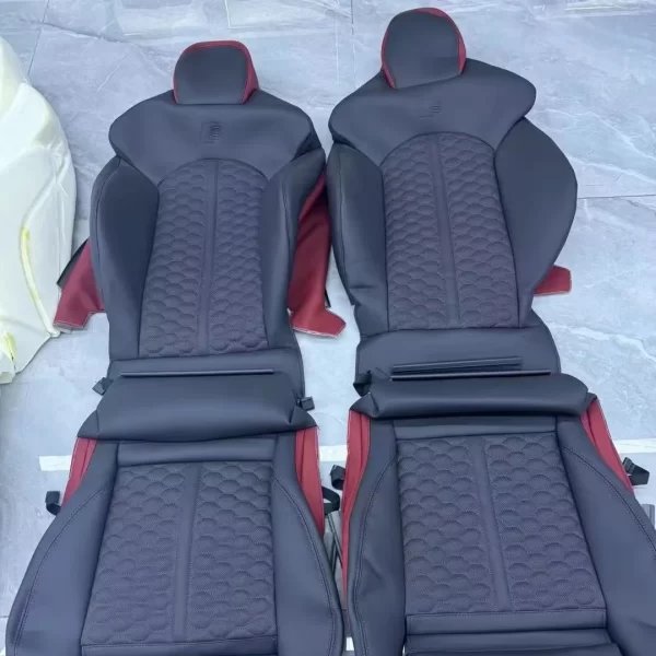 Old RS Sponge Kit Front Leather Cover for All Audi Models Modified Car Seats