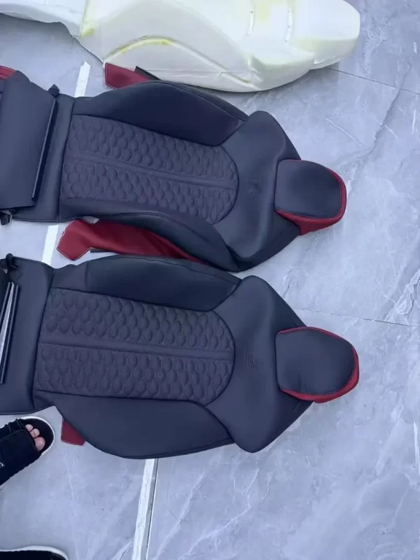 Old RS Sponge Kit Front Leather Cover for All Audi Models Modified Car Seats - Image 2