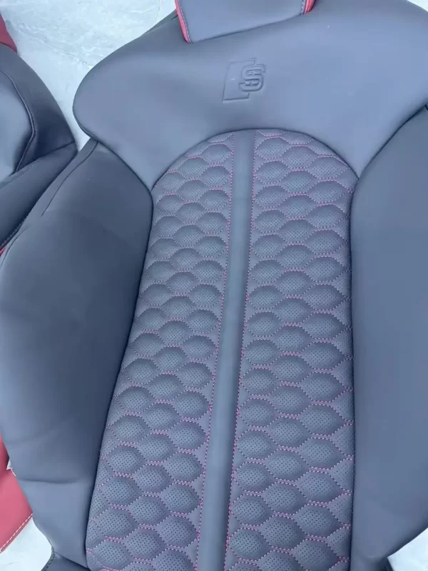 Old RS Sponge Kit Front Leather Cover for All Audi Models Modified Car Seats - Image 3