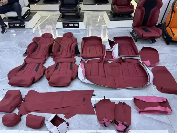 Source Factory for BMW Full Set Seat Cover Cowhide Seat Cover M3 Sport Seat Cover for BMW X3 X4 X5 X6 X7 - Image 3