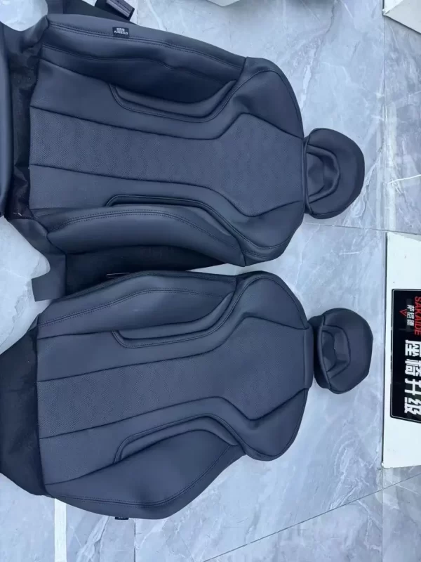 F30 Aero Racing Car Seat Parts Solid Black PU Leather Covers for M3 Front Seats Upgrade Version - Image 3