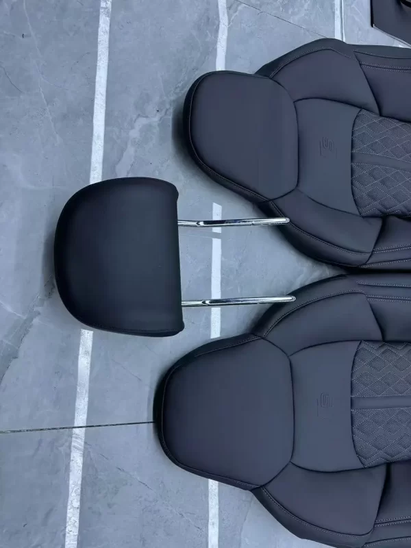 Car Luxury Sport Racing Seat Custom Carbon Fiber Panel Leather Cover Bucket Upgrade RS Seats for Audi A3 A4 A5 A6 A7 Q3 Q5 Q7 Q8 - Image 2