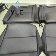 Single Front Wholesale Luxury Waterproof Leather 3D Red Black Gray Brown Car Seat Cover in Stock